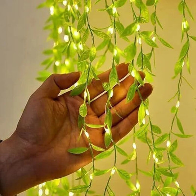 wtc 200 LEDs 3 m Yellow Flickering, Steady Leaf Rice Lights(Pack of 1)