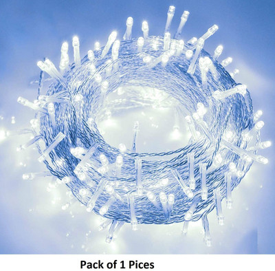 NEERUSSTORE 36 LEDs 12 m White Steady Ball Rice Lights(Pack of 1)