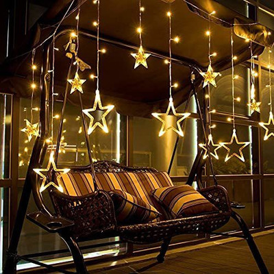 Xydrozen 12 LEDs 3.5 m White Flickering Star Rice Lights(Pack of 1)