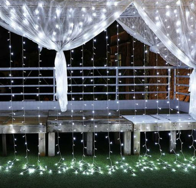 nini 46 LEDs 14.99 m White Steady String Rice Lights(Pack of 4)