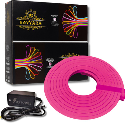 KAVYARA 600 LEDs 5 m Pink Steady Strip Rice Lights(Pack of 1)