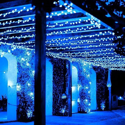 Lexton 40 LEDs 10 m Blue Steady String Rice Lights(Pack of 20)