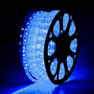 Ravi's Enterprise 5355 LEDs 45 m Blue Steady Strip Rice Lights(Pack of 1)