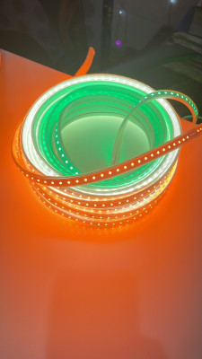 WunderVoX 1440 LEDs 12 m Orange, White, Green Steady Strip Rice Lights(Pack of 1)