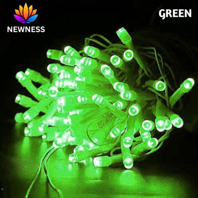 Newness 62 LEDs 18 m Green Steady String Rice Lights(Pack of 1)
