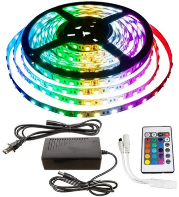 SHIVTRADRE 6 LEDs 11 m Multicolor Color Changing Strip Rice Lights(Pack of 1)
