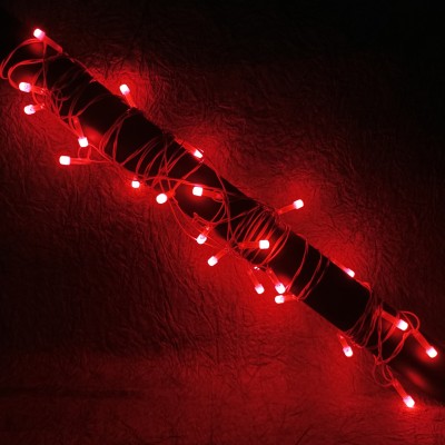 Neil-Kart 40 LEDs 10 m Red Steady String Rice Lights(Pack of 1)