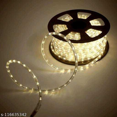 SAVALIYA TECHNOLOGY 7200 LEDs 10 m Yellow Steady String Rice Lights(Pack of 1)