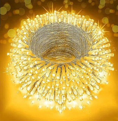 REPISH 56 LEDs 13 m Yellow Steady String Rice Lights(Pack of 1)