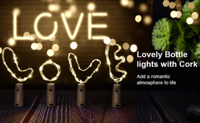 Elencraft 20 LEDs 2 m Gold Steady Ball Rice Lights(Pack of 4)