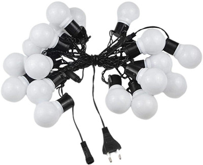WBD 20 LEDs 5 m White Steady Bulb Rice Lights(Pack of 1)