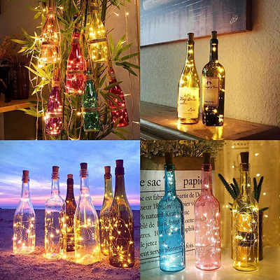 Handybee 20 LEDs 2 m Gold Steady Ball Rice Lights(Pack of 9)
