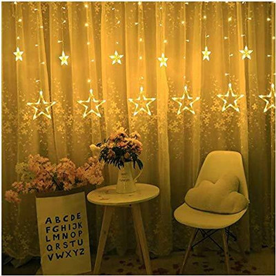 Da Novira 140 LEDs 2.6 m Yellow Steady String Rice Lights(Pack of 1)