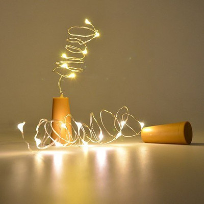 INIE 20 LEDs 2.03 m Yellow Steady Bulb Rice Lights(Pack of 2)