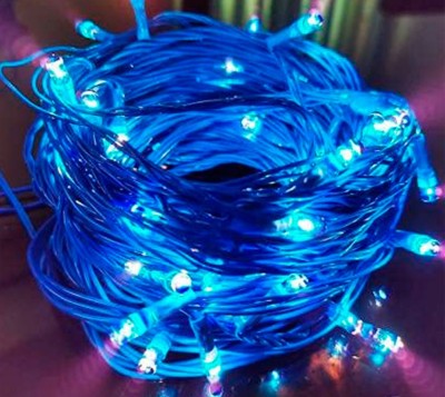 moon down 40 LEDs 11 m Blue Flickering String Rice Lights(Pack of 1)