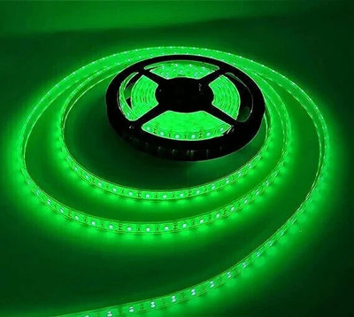 SHIVA 60 LEDs 4.5 m Green Steady Strip Rice Lights(Pack of 2)