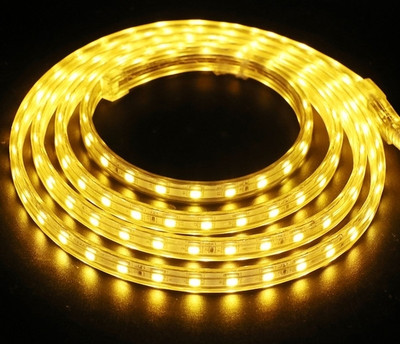Raghav trading 72 LEDs 5.15 m Yellow Steady Strip Rice Lights(Pack of 1)