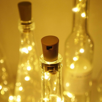 AKV'S 20 LEDs 2 m Gold Steady Ball Rice Lights(Pack of 5)