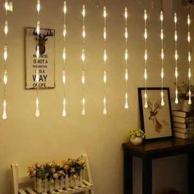 Vibgyor Products 50 LEDs 0.03 m Yellow Steady Star Rice Lights(Pack of 1)