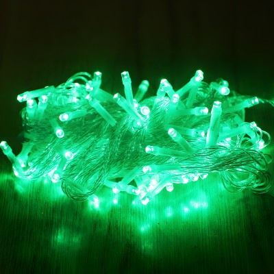 WBD 94 LEDs 22 m Green Steady Bulb Rice Lights(Pack of 1)