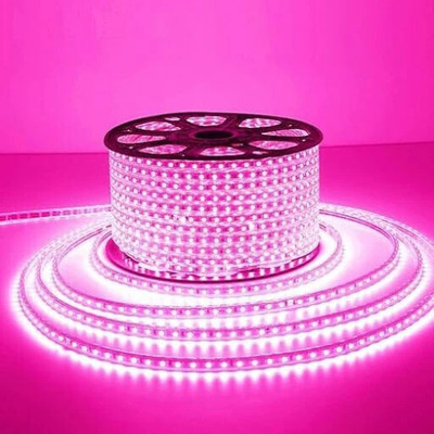 EBYZER 1860 LEDs 30 m Pink Steady Strip Rice Lights(Pack of 1)
