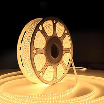 EBYZER 3600 LEDs 30 m Yellow Steady Strip Rice Lights(Pack of 1)