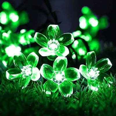 RSP Quality Bit 20 LEDs 3 m Green, White Steady Flower Rice Lights(Pack of 1)