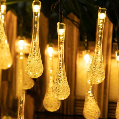 PRIMERISE 25 LEDs 4 m Yellow Steady Water Drop Rice Lights(Pack of 1)
