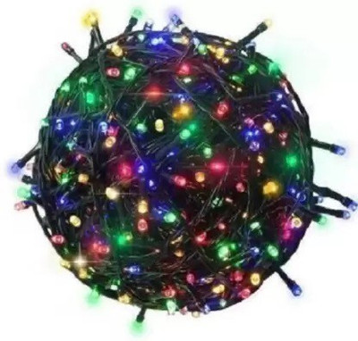 diwalilights 220 LEDs 50 m Multicolor Color Changing, Flickering, Steady Flower Rice Lights(Pack of 1)
