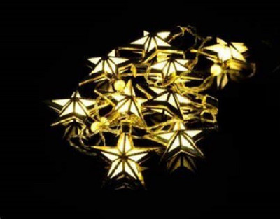 WunderVoX 16 LEDs 3.3 m Transparent Steady Star Rice Lights(Pack of 1)