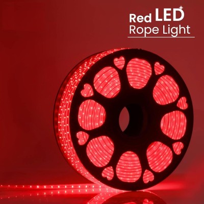 IndiGold 2400 LEDs 20 m Red Steady Strip Rice Lights(Pack of 1)