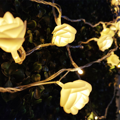 Meneon 20 LEDs 4 m Yellow Steady Flower Rice Lights(Pack of 1)