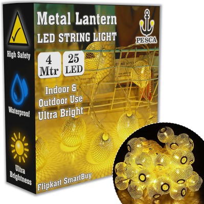 Flipkart SmartBuy 25 LEDs 4 m Yellow Steady Ball Rice Lights(Pack of 1)