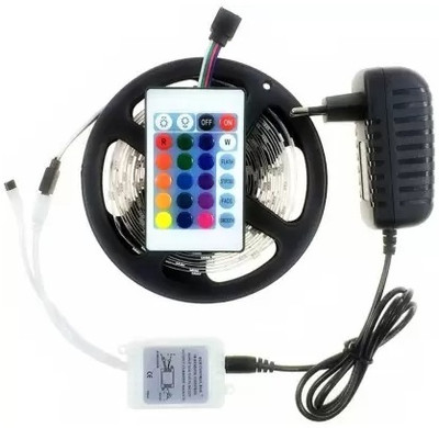 TRUDO 160 LEDs 4 m Multicolor Color Changing, Flickering, Steady Strip Rice Lights(Pack of 1)