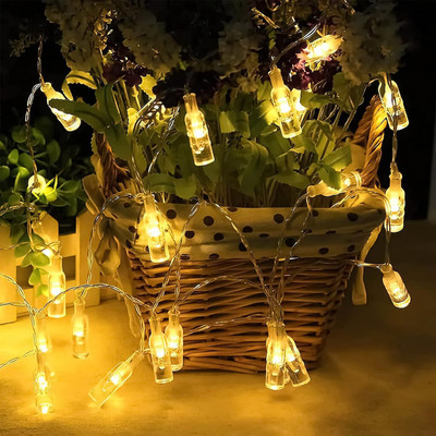 glowserie 14 LEDs 3 m Yellow Steady Bottle Rice Lights(Pack of 1)