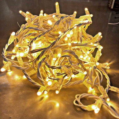 Trust Ware 38 LEDs 12 m Yellow Steady Bulb Rice Lights(Pack of 1)