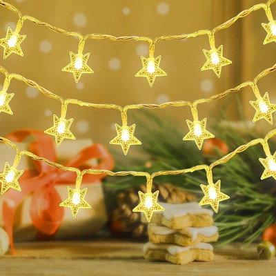 Refulgix 14 LEDs 3 m White Steady Star Rice Lights(Pack of 1)