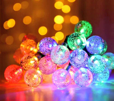 AISH 12 LEDs 5 m Multicolor Steady Moon Rice Lights(Pack of 1)