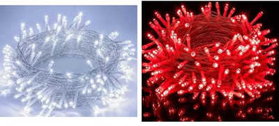 NEERUSSTORE 36 LEDs 12 m Multicolor Steady Ball Rice Lights(Pack of 2)