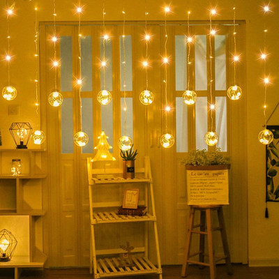 PRIMERISE 108 LEDs 3 m Yellow Steady Ball Rice Lights(Pack of 1)