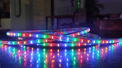 BENHEK 1350 LEDs 15 m Multicolor Steady Strip Rice Lights(Pack of 1)