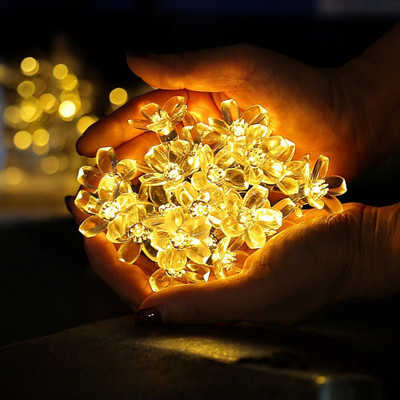 RaajaOutlets 40 LEDs 5.99 m Yellow Steady Flower Rice Lights(Pack of 1)