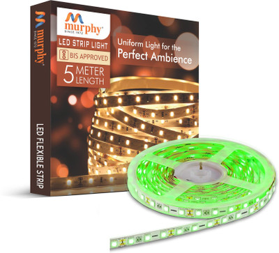 MURPHY 300 LEDs 5 m Green Steady Strip Rice Lights(Pack of 1)
