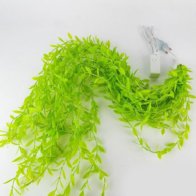 NKL 200 LEDs 3 m Yellow Flickering Leaf Rice Lights(Pack of 1)