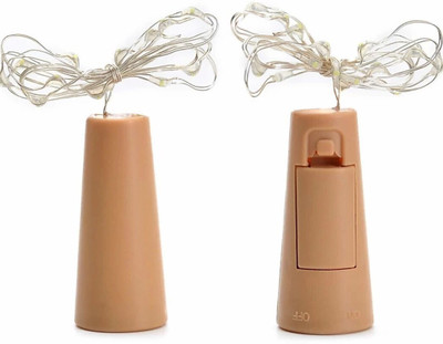 Local Charm 20 LEDs 1.98 m Yellow Steady String Rice Lights(Pack of 2)