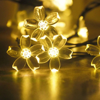 EKOKI 14 LEDs 3.5 m Yellow Steady Flower Rice Lights(Pack of 1)