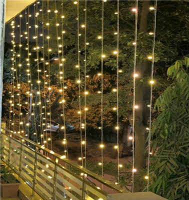 Business Squad 200 LEDs 7 m White Steady String Rice Lights(Pack of 10)