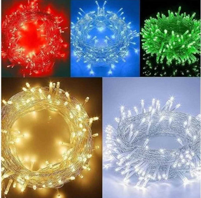 AEB 35 LEDs 7 m Green, Pink, White Steady Strip Rice Lights(Pack of 4)