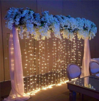Business Squad 200 LEDs 7 m White Steady String Rice Lights(Pack of 10)