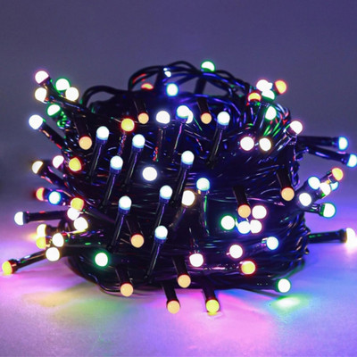 Shreyansh 40 LEDs 13 m Multicolor Flickering, Steady Bulb Rice Lights(Pack of 1)